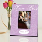 Personalized Lavender True Love Picture Frame Personalized Lavender True Love Picture Frame