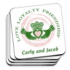 Claddagh Family Coaster Set Claddagh Family Coaster Set