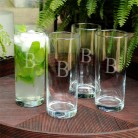 Personalized Portico Cooler Glass Set of 4 Personalized Portico Cooler Glass Set of 4
