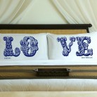 Personalized Blue Royals LOVE Connection Pillow Case Set Personalized Blue Royals LOVE Connection Pillow Case Set