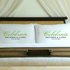 Personalized Fresh Green Celebrate Pillow Case Set Personalized Fresh Green Celebrate Pillow Case Set