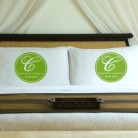 Personalized Fresh Green Magical Monogram Pillow Case Set Personalized Fresh Green Magical Monogram Pillow Case Set