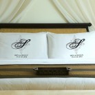 Personalized Gray Perfect Panache Pillow Case Set