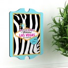 Blue Zebra Vegas Vintage Sign Blue Zebra Vegas Vintage Sign