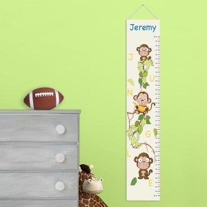 Personalized Barrel of Monkeys Height Chart 