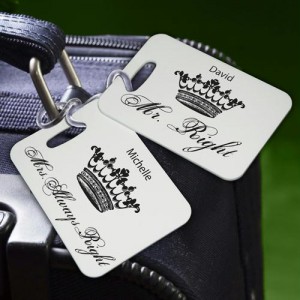 Personalized Royal Correctness Luggage Tags