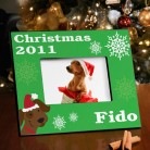 Personalized Merry Woof-mas Picture Frame Personalized Merry Woof-mas Picture Frame