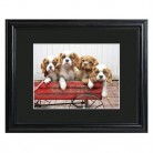 Personalized Wagon of Puppies Framed Print Personalized Wagon of Puppies Framed Print