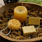 Spa Chic Personalized Soap Gift Set with Loofa Sponge