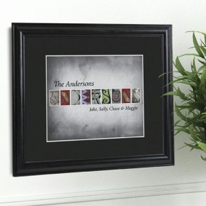Antique Newsprint Architectural Elements Name Print