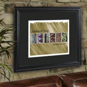 Brushstroke Architectural Elements Name Print
