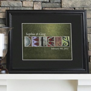 Secret Garden Architectural Elements Name Print