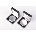 Pocket sized compact mirror with Crystals