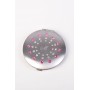 Pocket sized compact mirror with Crystals