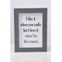 "Love Quote" Print in Grey Wood frame